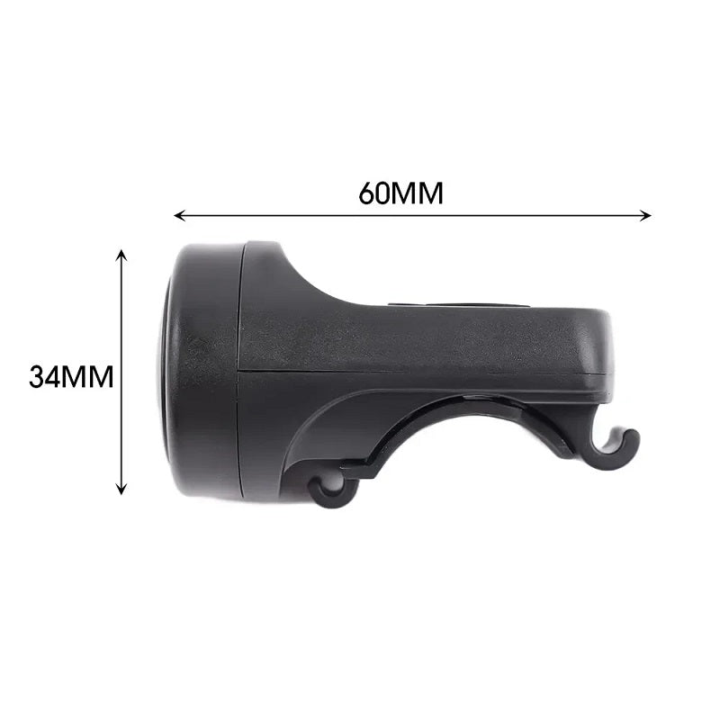 USB-Rechargeable Bicycle Electronic Horn, 4 Tones, 120 dB Listed