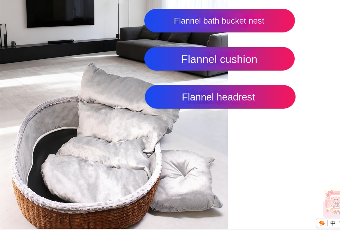 Oval Bolster Pet Sofa Bed with Throw Pillows – Fleece, Half-Enclosed, Machine Washable | Dogs & Cats | S–XL | 4 Colors
