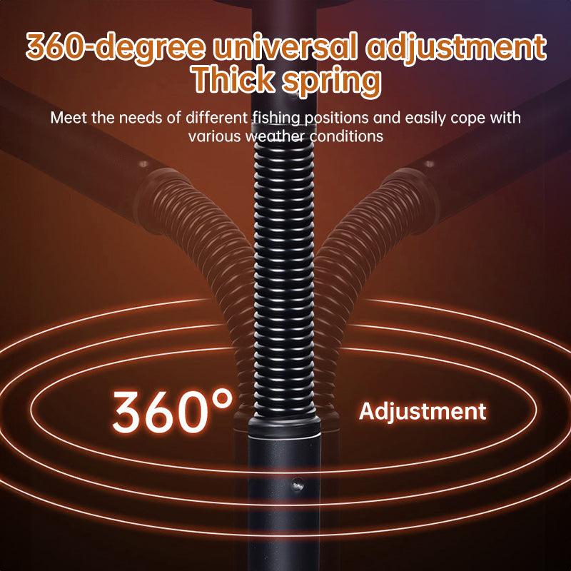 Extra-Large Fishing Umbrella with UV & Light-Rain Protection
