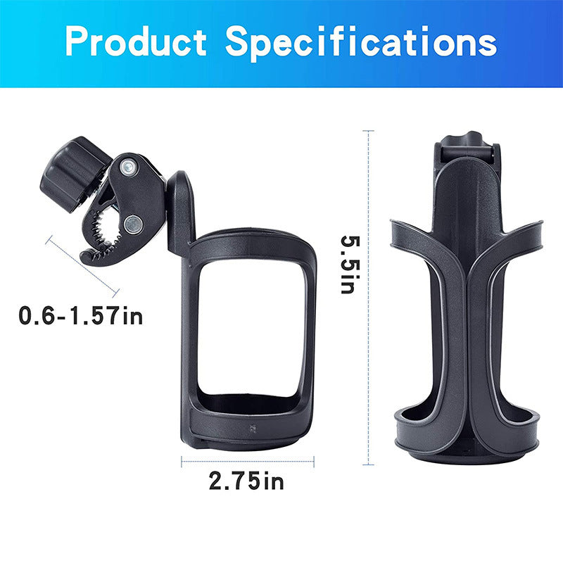 360° Adjustable Clamp-On Bottle Holder