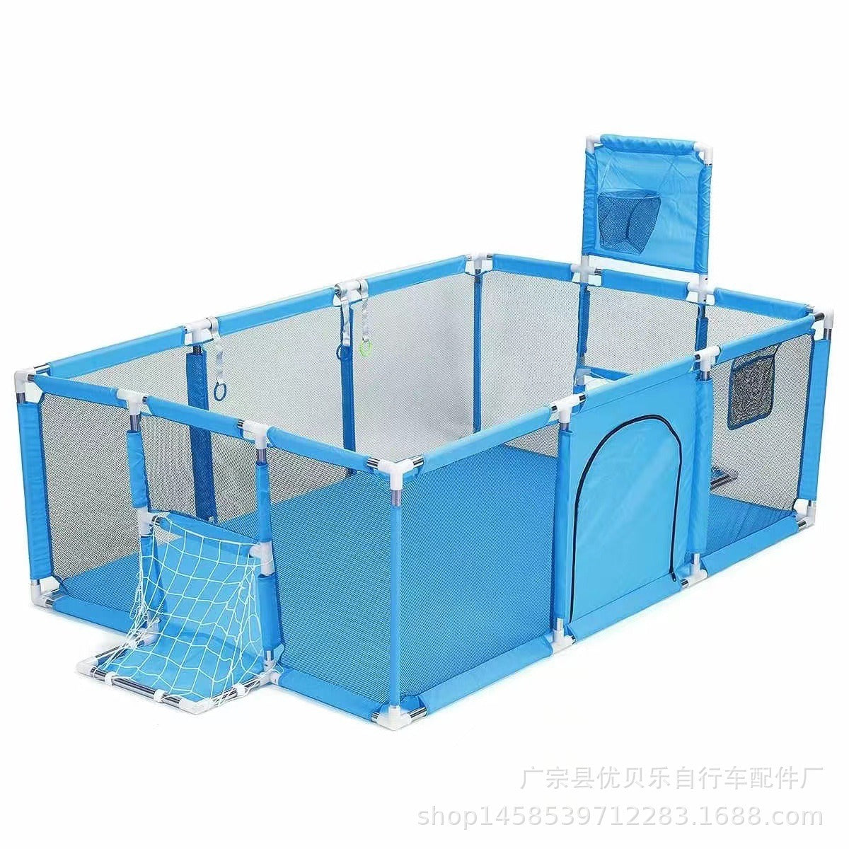 Children's Indoor Playpen and Ball Pit Fence with Mesh Panels