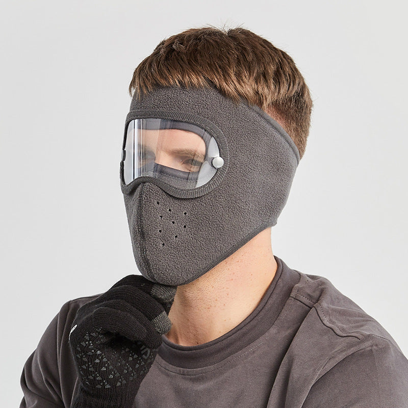 Fleece Balaclava Face Mask with Lens for adults