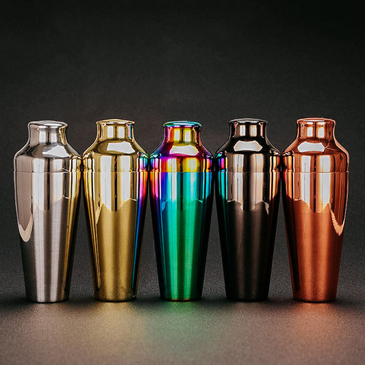304 Stainless Steel French-Style Two-Piece Cocktail Shaker, 500ml