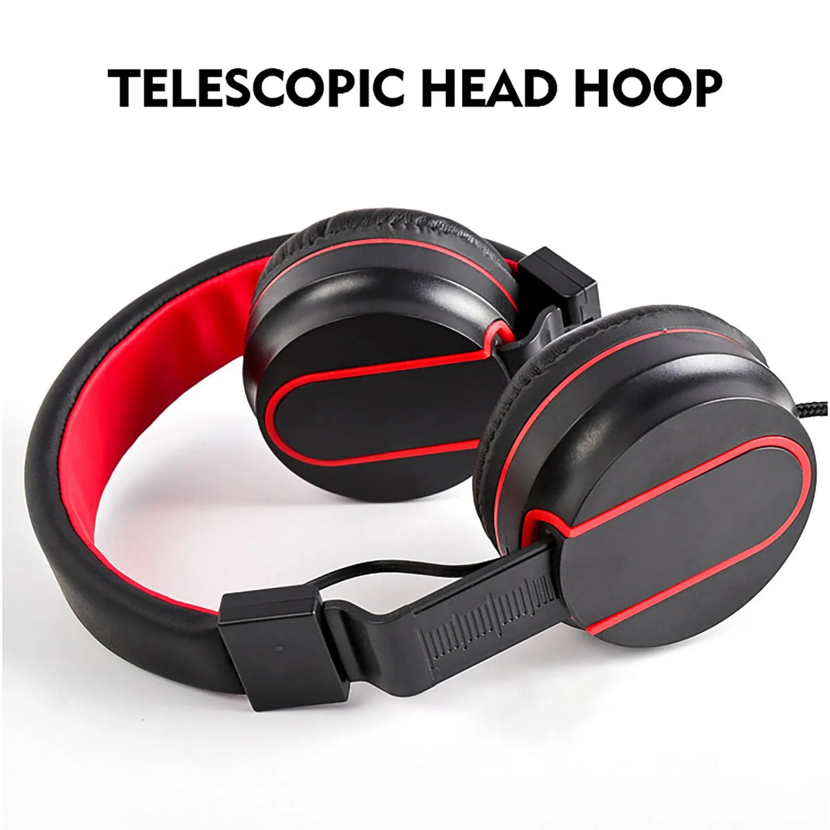 Wired Gaming Headset with Microphone – Head-Mounted Esports Headphones, 3.5mm