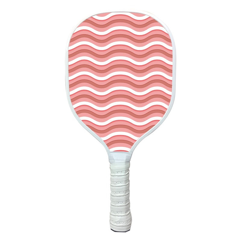 Beginner Pick Racket Paddle with Solid Wood Core and PU Grip
