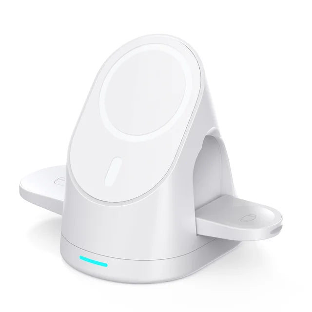 Vertical 3-in-1 Wireless Charging Stand for Phone, Watch and AirPods