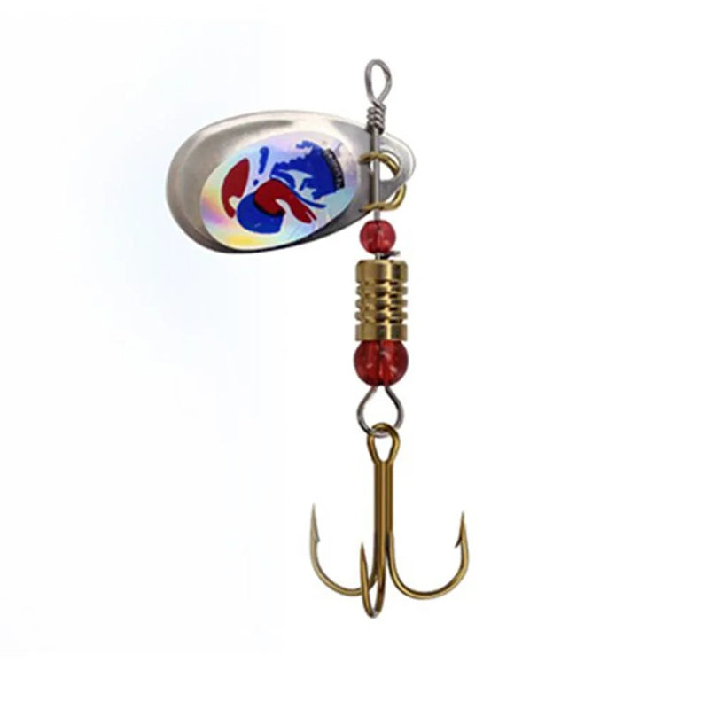 16-Piece Metal Fishing Lure Set with 16-Slot Storage Bag