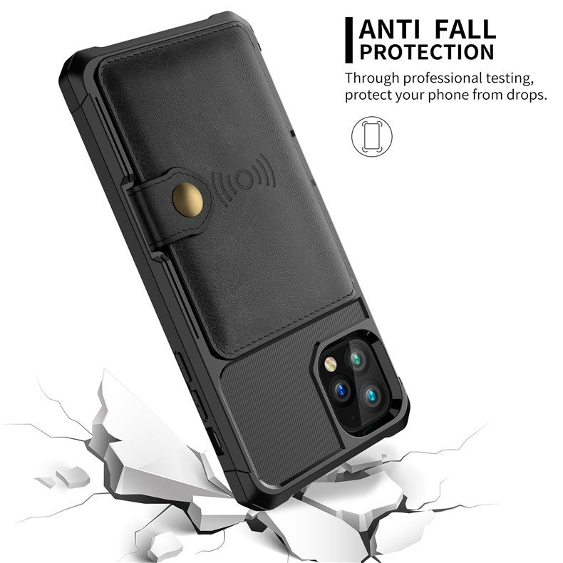 Magnetic Card Sleeve Wallet Case for iPhone 13 Series