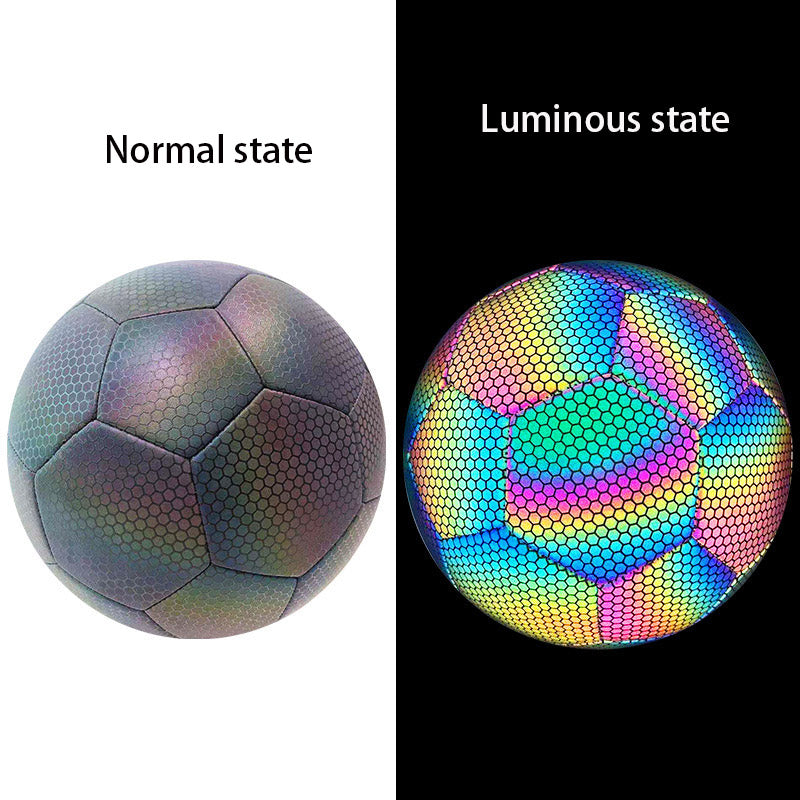 Reflective PU Soccer Ball for Match & Training