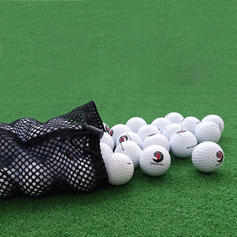 Nylon Mesh Golf Ball Storage Bag – Drawstring Ball Net Bag, 3 Sizes