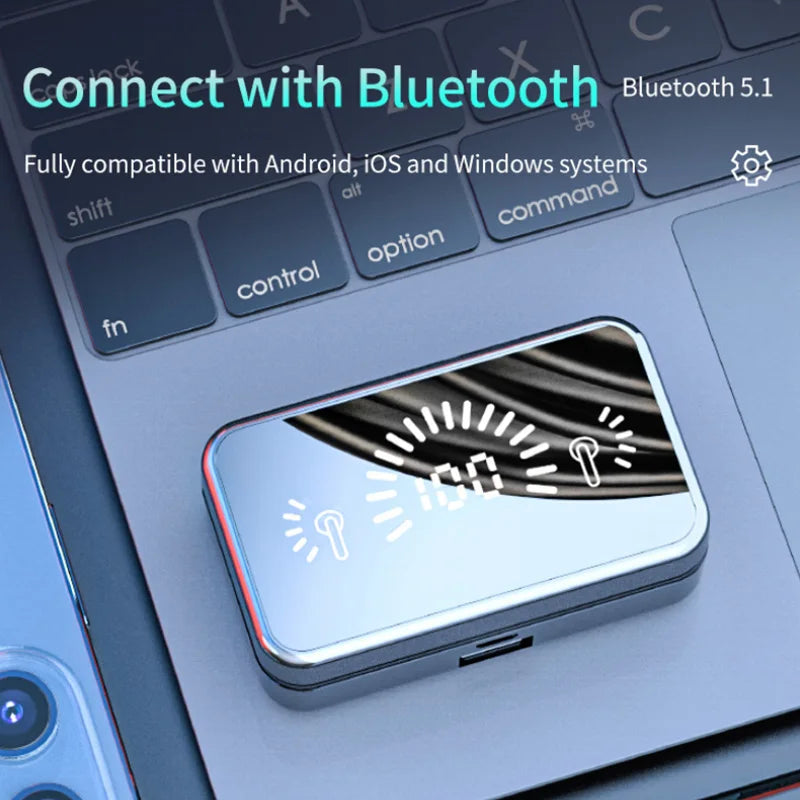 S20 TWS Bluetooth Wireless Earbuds with Digital Display Charging Case