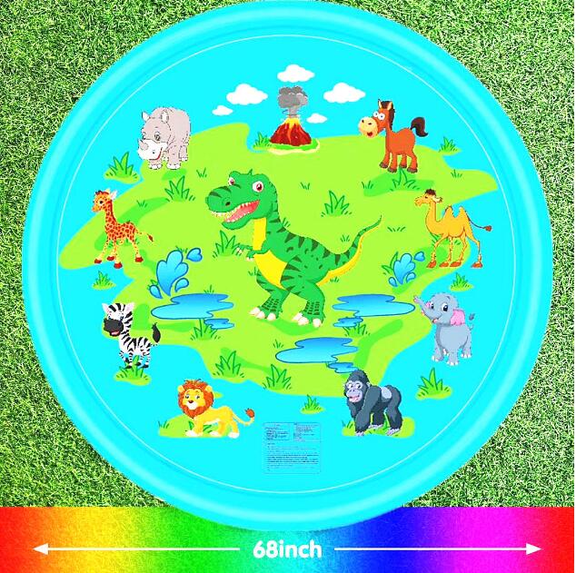 Kids’ PVC Sprinkler Splash Pad Water Mat