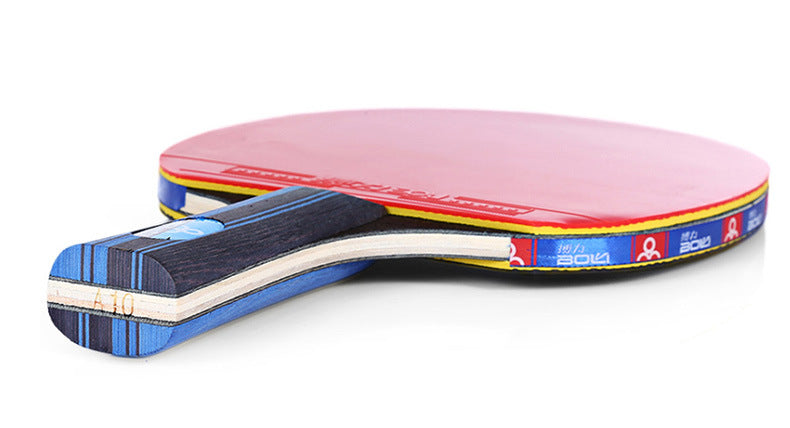 A10 Double-Sided Table Tennis Racket Set with 7-Layer Blade
