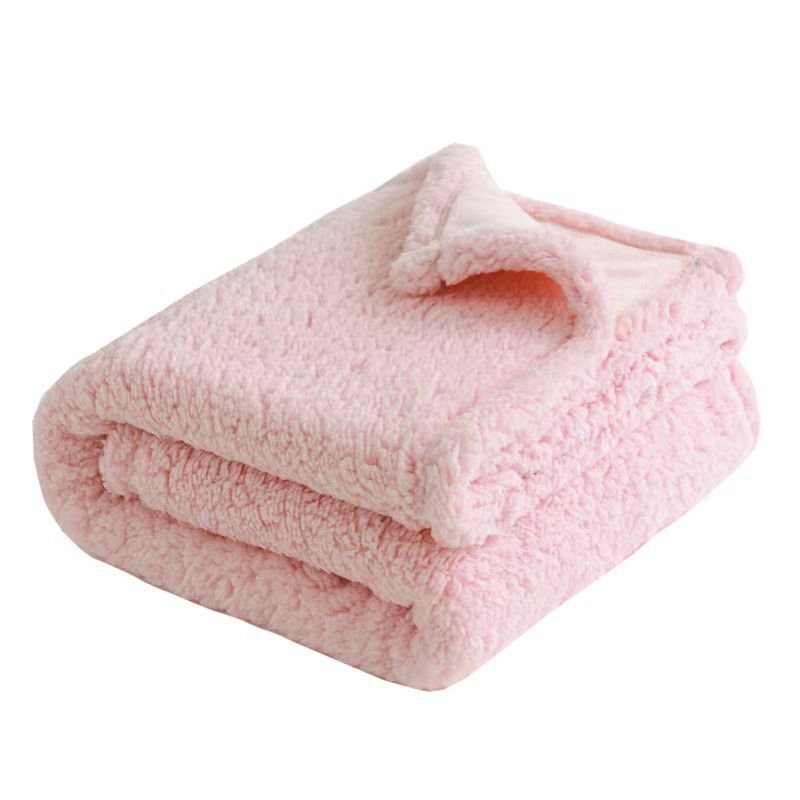 Waterproof Sherpa Fleece Pet Blanket – Soft Plush Throw Pad for Dogs & Cats