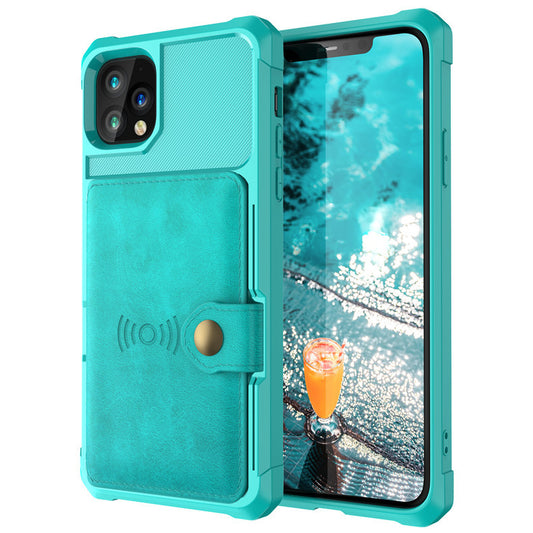 Magnetic Card Sleeve Wallet Case for iPhone 13 Series
