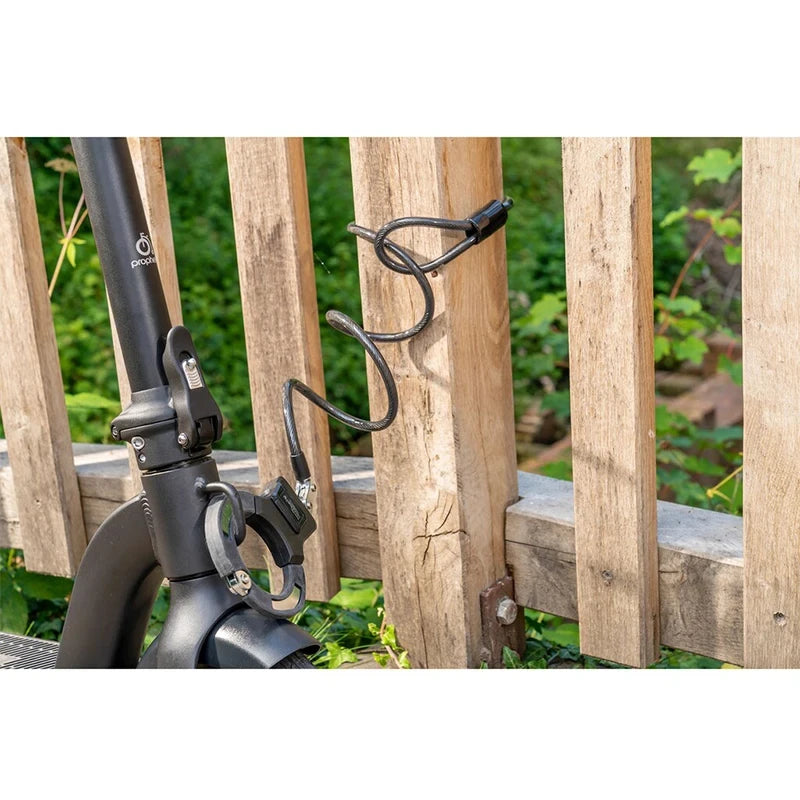 1.2 m × 14 mm Braided Steel Cable Lock with Key