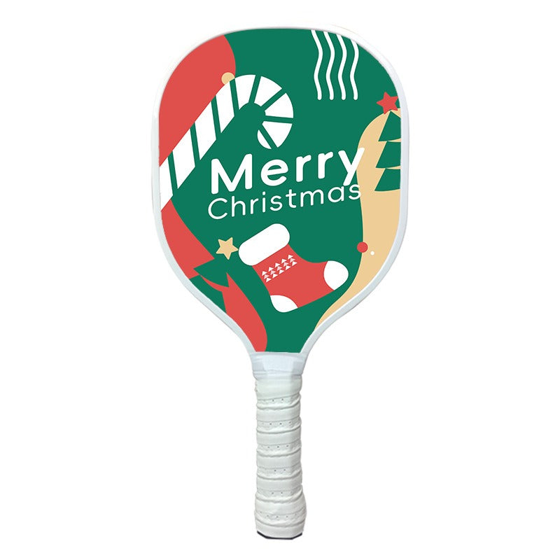 Beginner Pick Racket Paddle with Solid Wood Core and PU Grip