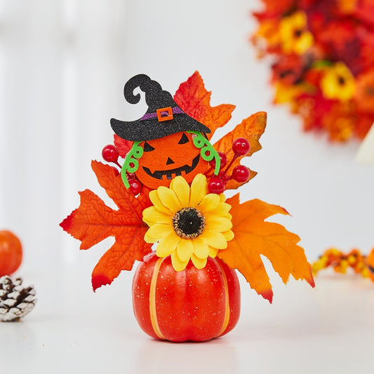 PVC Pumpkin Decoration for Halloween & Harvest Displays