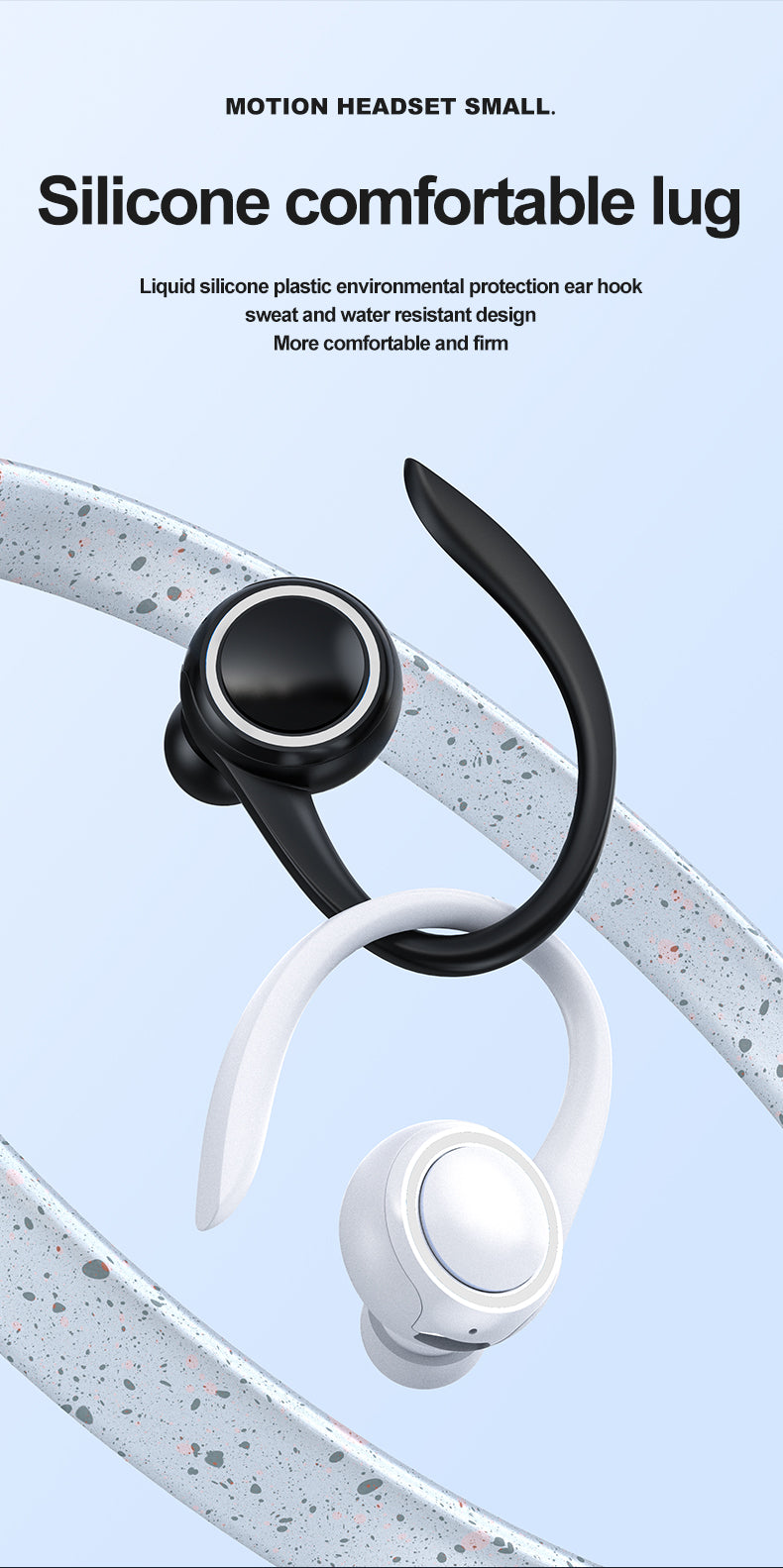 A1S Single-Ear Bluetooth Headset – Hanging Ear Business Sports Headset