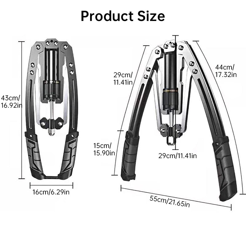 Adjustable Hydraulic Arm Trainer for Chest & Arm Workouts