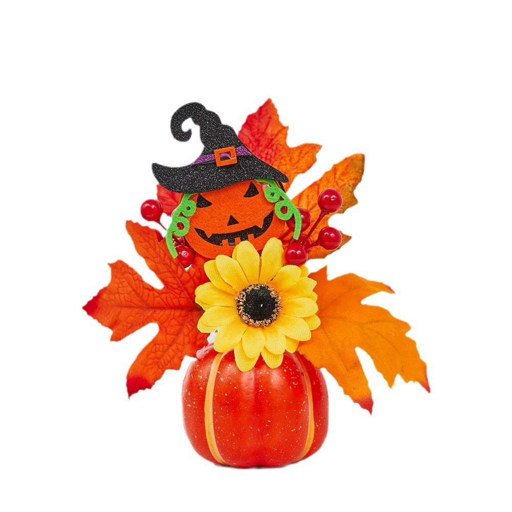 PVC Pumpkin Decoration for Halloween & Harvest Displays