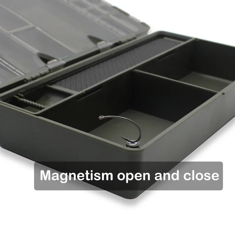 Portable Magnetic Fishing Tackle Organizer Box