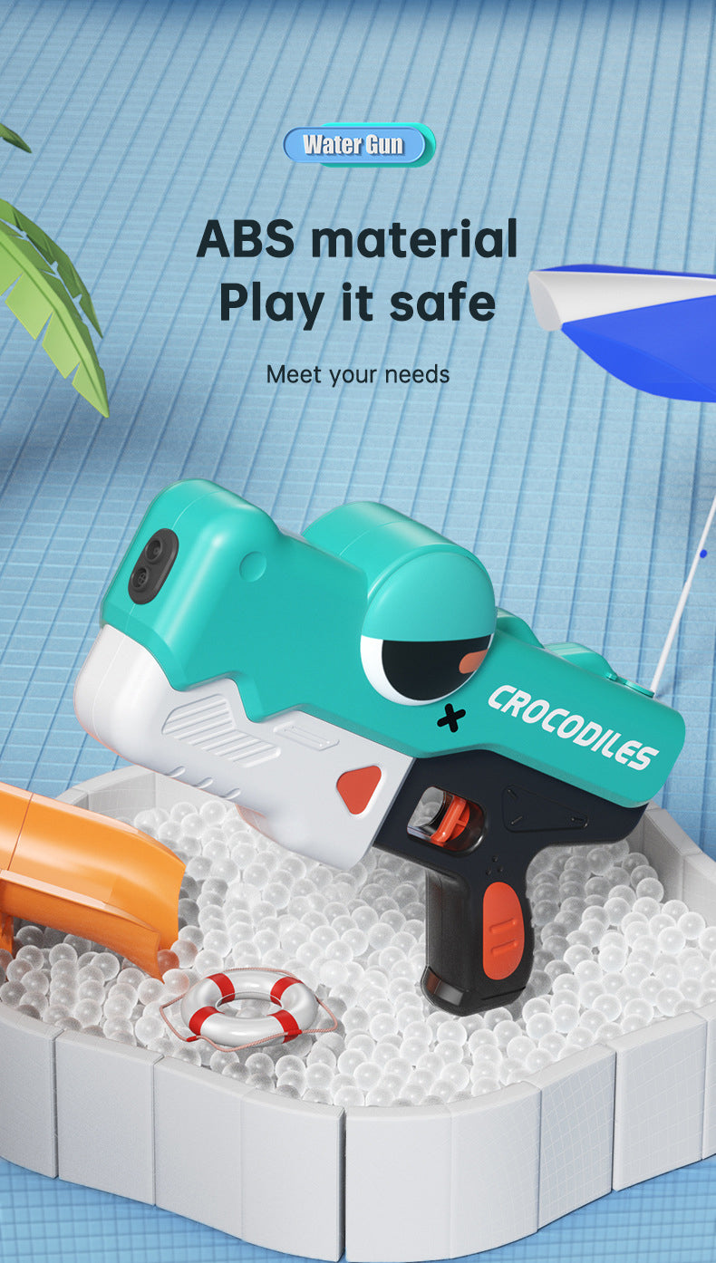 Automatic Electric Crocodile Water Gun, Small and Large