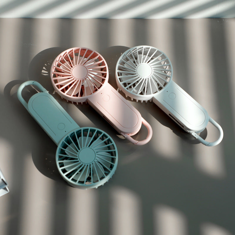 Mini USB Oscillating Desk Fan – 3-Speed Quiet Portable Fan for Office, Home & Outdoor Use