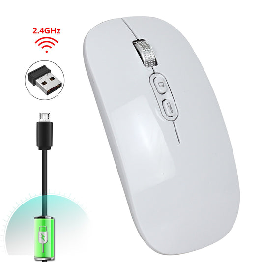 Rechargeable 2.4G Wireless Mouse with Silent Clicks