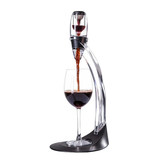 Magic Decanter Deluxe Wine Aerator Set with Stand & Filter – Instant Aeration for Red Wine | Gift Box Included