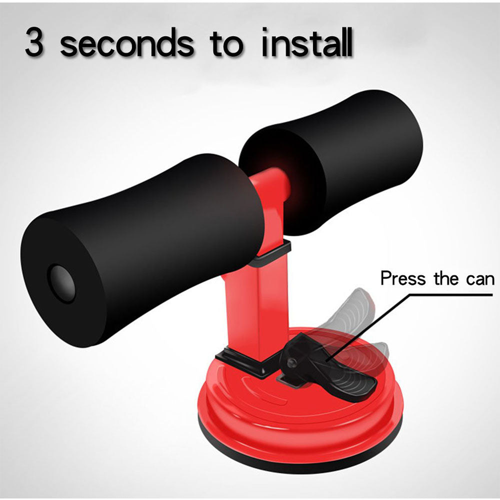 Red Sit-Up Assistant Bar for Home Exercise