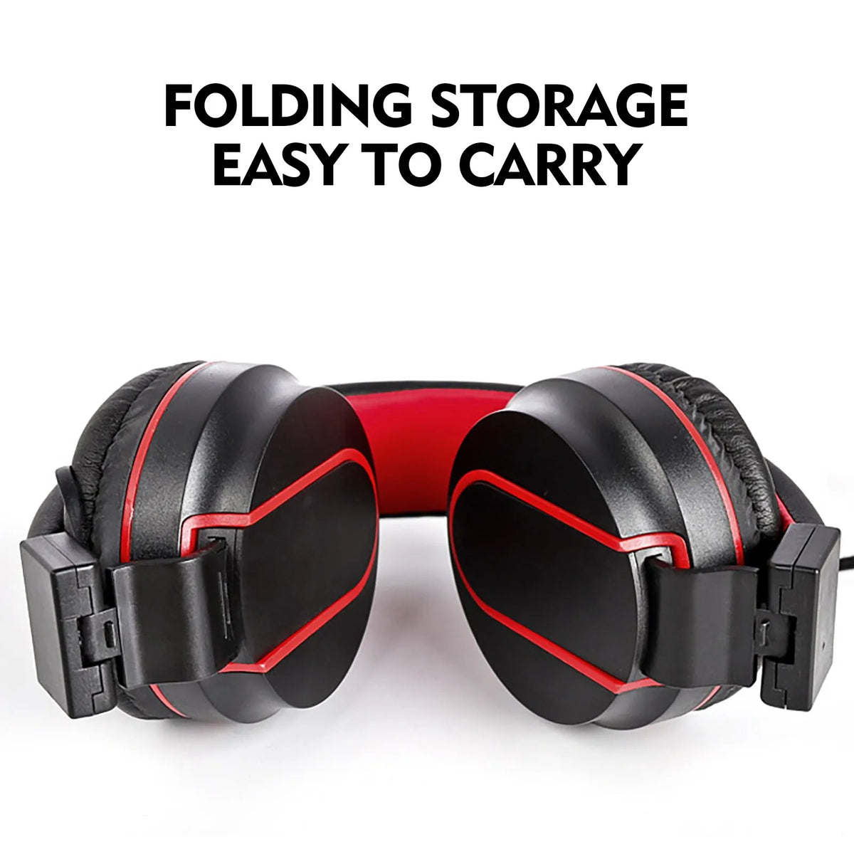 Wired Gaming Headset with Microphone – Head-Mounted Esports Headphones, 3.5mm
