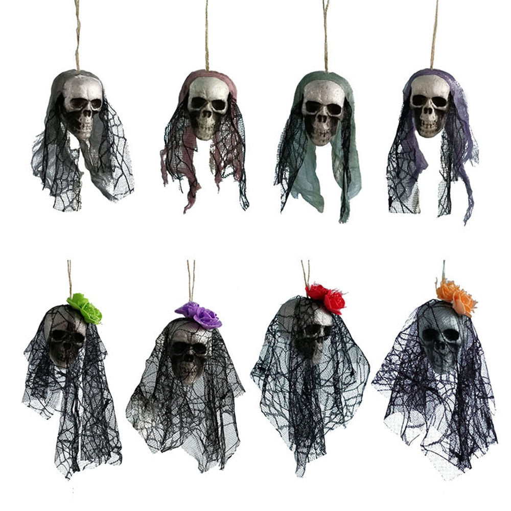 Halloween Hanging Skull Decoration, A–H Styles
