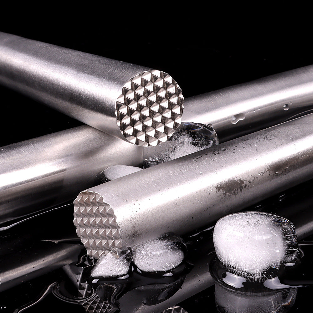 Stainless Steel Bar Muddler – Ice Crusher & Cocktail Mashing Tool
