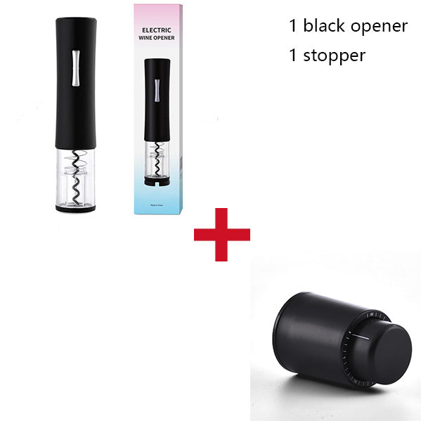 Electric Wine Opener with Foil Cutter – Automatic One-Touch Corkscrew for Red Wine | Home, Party & Restaurant Use