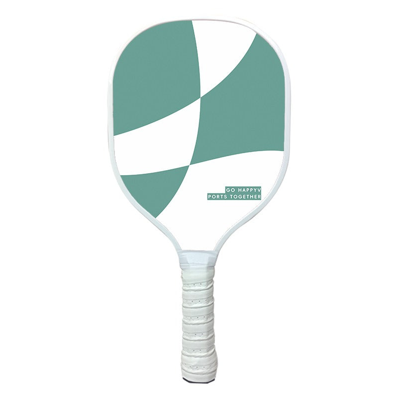 Beginner Pick Racket Paddle with Solid Wood Core and PU Grip