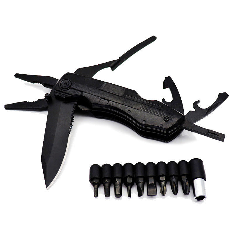 PL-91 Multi-Function Pliers with Knife and 9 Screwdriver Bits