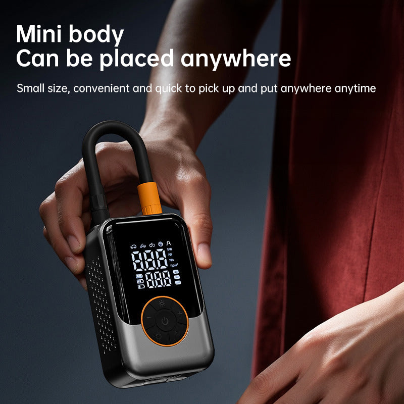 Portable Wireless Tire Inflator with Digital Display – 150 PSI Cordless Air Pump