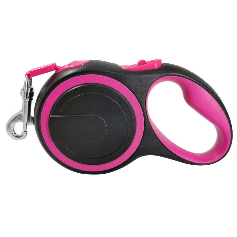 Heavy-Duty Retractable Dog Leash for Medium & Large Dogs – 5M or 8M, 50kg Rated, One-Button Brake | 4 Colors