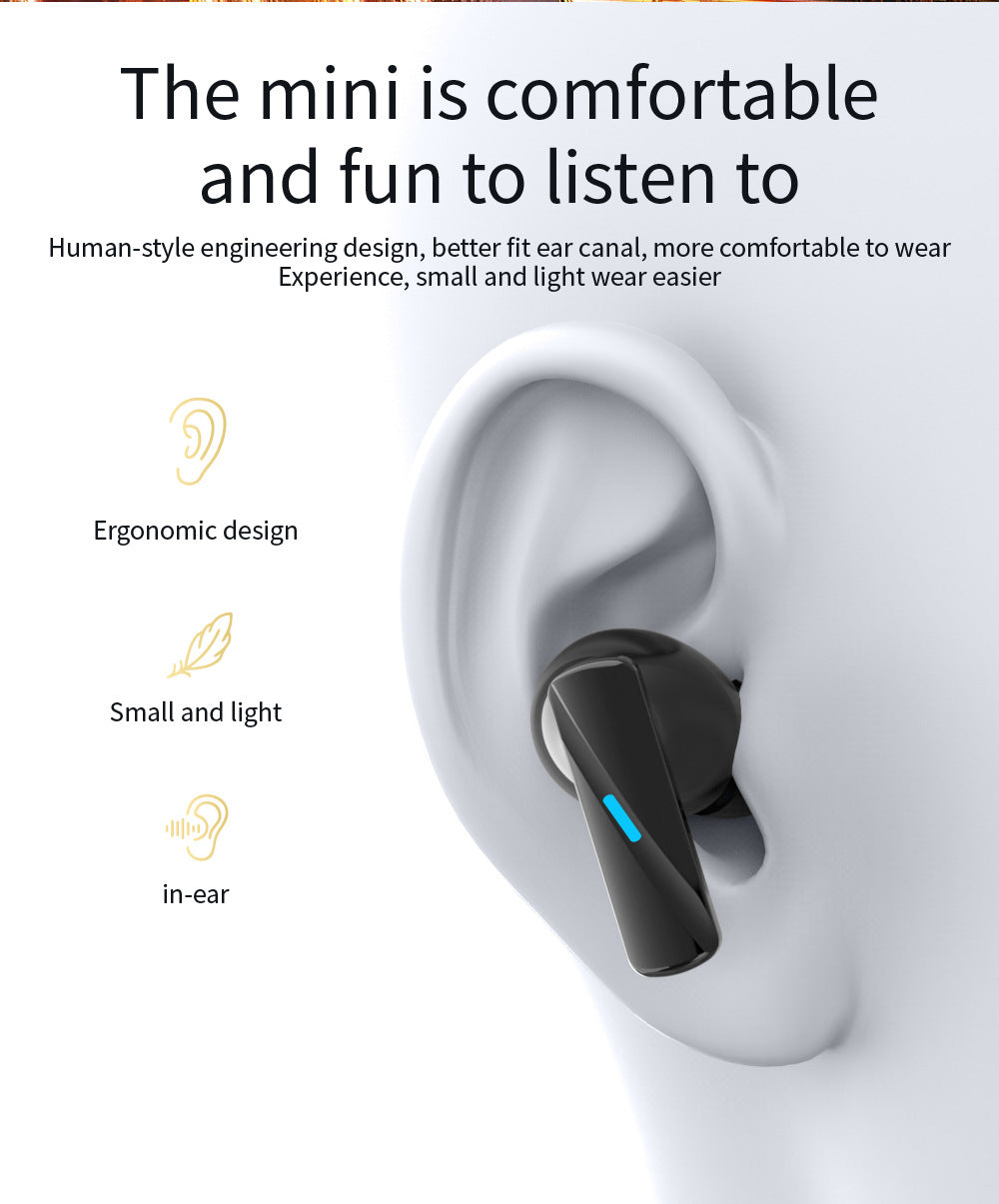 Wireless Earbuds with ANC + ENC Noise Cancelling – Bluetooth 5.3, Long Battery Life for Business