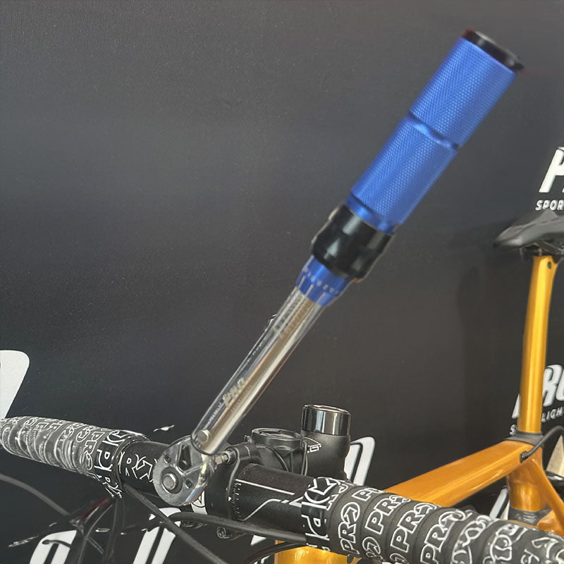 15-Piece Bike Torque Wrench Set – Adjustable 2-24Nm Preset Ratchet, 1/4" Drive
