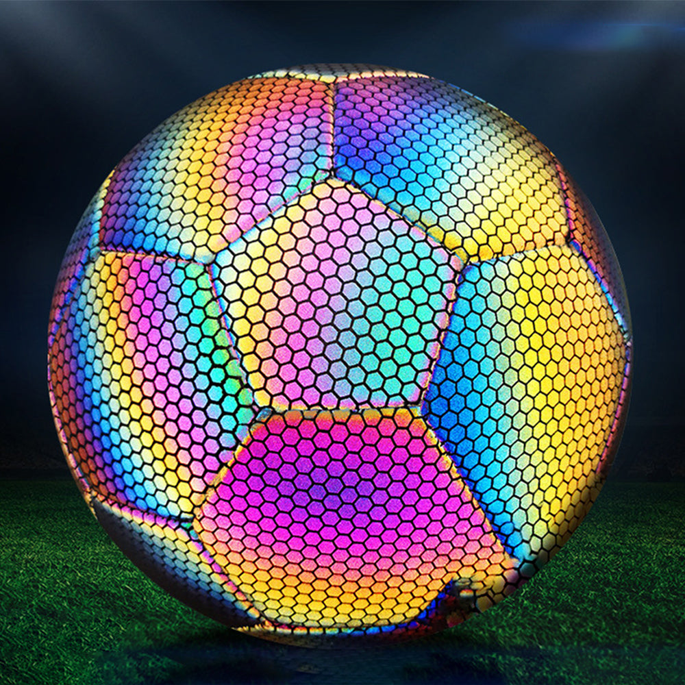Reflective PU Soccer Ball for Match & Training