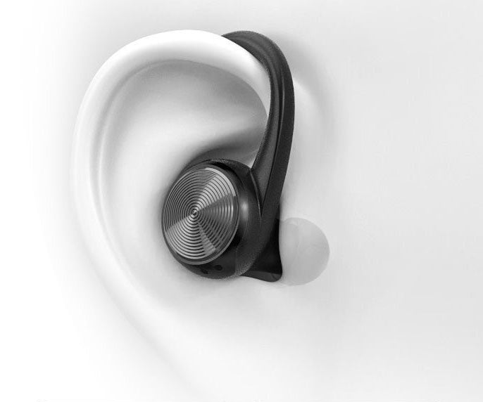 Q36 TWS Sports Bluetooth Earbuds – Hanging Ear Sweatproof Wireless Earphones