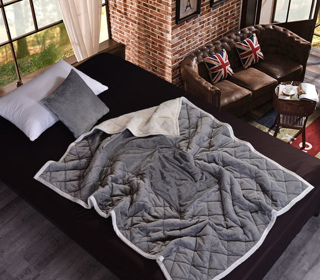 2-in-1 Plaid Flannel Cushion Blanket – Foldable Throw Pillow & Cozy Nap Blanket