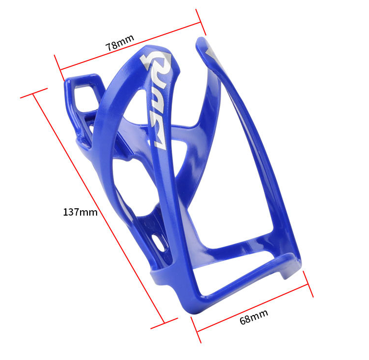 One-Piece Plastic Bicycle Bottle Cage, 55–72 mm Mounting