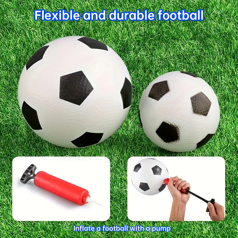 Mini Folding Soccer Goal Set with Detachable Posts for Kids