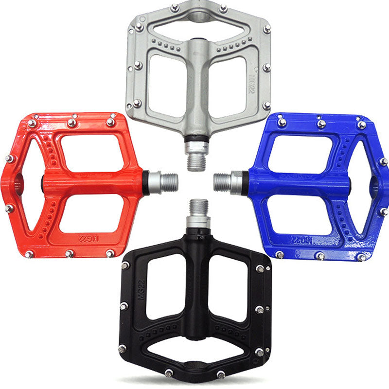 MG-22 Mountain Bike Pedals – Aluminum Alloy with Chrome Molybdenum Steel Axle & 3-Bearing System