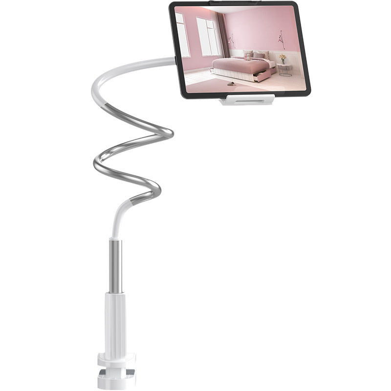 Flexible Gooseneck Phone & Tablet Stand with Desk Clamp – 75–138cm Adjustable Arm | Hands-Free Lazy Bracket | Bed, Desk & Sofa