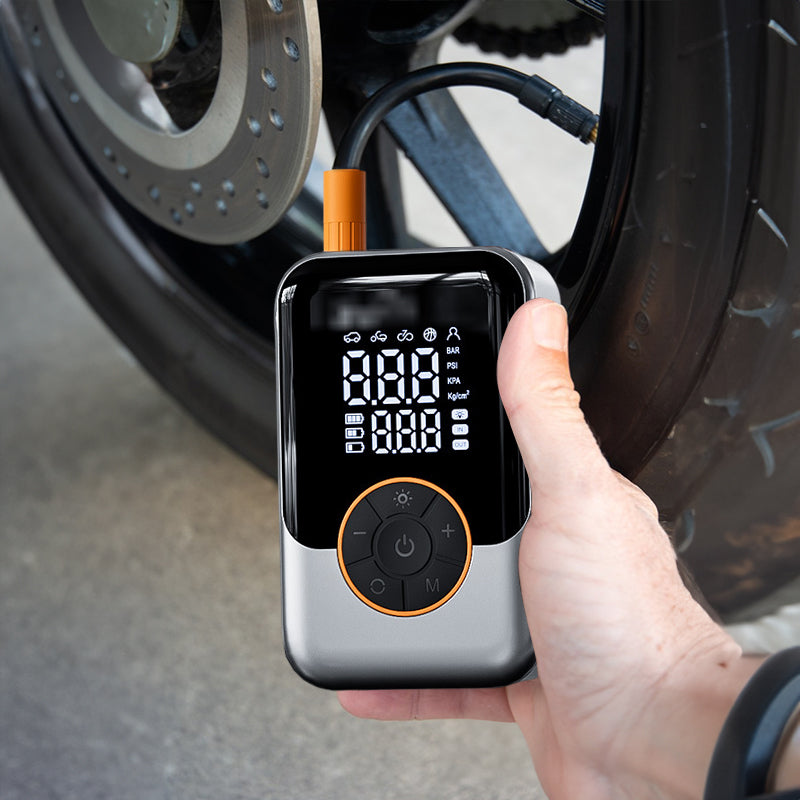Portable Wireless Tire Inflator with Digital Display – 150 PSI Cordless Air Pump