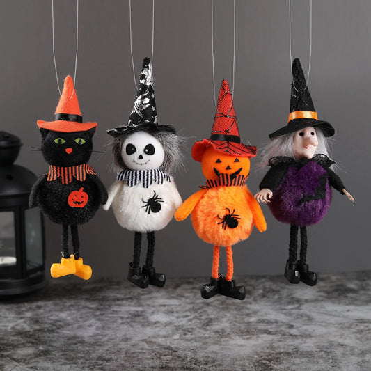 Fabric Halloween Hanging Ornaments, 4 Designs